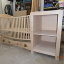 Lit bébé ave table à langer