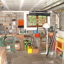 L'atelier avant les traveaux d'amenagements