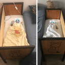 Deux berceaux cododo