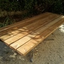 Plateau de table d'extérieur