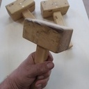 Quelques petits maillets en buis