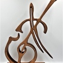 Violon Design épuré