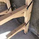 Rack à bois ajustable