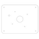 DXF Plaque défonceuse sous table TRA001