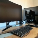 Bureau epoxy et noyer