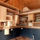 Meuble de suspente de cuisine sur mesure.