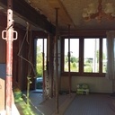 Habillage d'une poutre en acier façon industriel