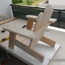 Première chaise enfant en palette