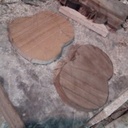 Huit en bois : Noyer / Chêne