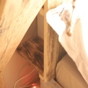 Tête de lit en bois de palette