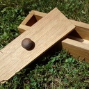 Boite assemblée à queue droite