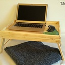 Très grand plateau sur pied, sur mesure