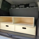 Caissons de rangement pour van