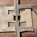 Étagère d’angle sashimono