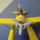 L'avion de tintin pour playmobil
