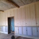 Restauration de boiseries et création de placards.