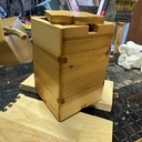 Boîte à thé en vrac (Frêne avec une touche de Hêtre)