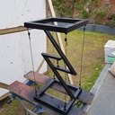 Bout de canapé en lévitation