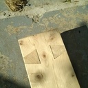 Banc en bois de récupération sans colle