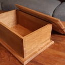 Boite Chene et vague Iroko