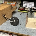 Lampe charpente vintage