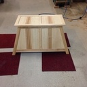 Coffre à jouets en arêtier