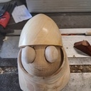 Calimero tournage: frêne et chêne ebonisé