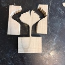 Boucles d’oreilles ginkgo