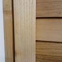 Meuble salle de bains en robinier