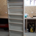 Étagères rapides en melaminé et chêne