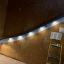 Main-courante débillardée