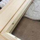 Porte double avec dormant