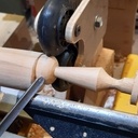 Lunette de tournage à deux galets