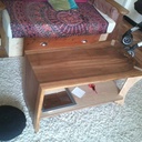 Table basse noyer et frene