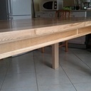 Table en frêne et chêne