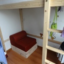 Chauffeuse, lit d'appoint