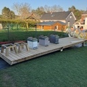 Rucher en alvéoles sur structure démontable à queue d'aronde