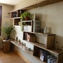 Bibliothèque en cascade...