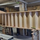 Escalier quart tournant haut