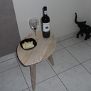 Table d'appoint 3 pieds