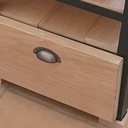 Meuble tv avec une structure métallique