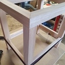 Petit table pour cage a oiseaux