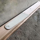 Escada caracol em eucalipto rosa