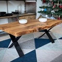 Table basse en chêne massif