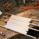 Dessous de plat en bois de bout (de palette)