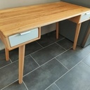 Bureau en chêne massif