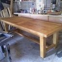 Table de Ferme 2 mètres 60 Chêne massif