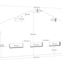 Hangar miniature pour matériel agricole (1:50)
