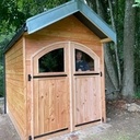 Abri tracteur tondeuse en bois