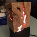 Lampe "magma en fusion" première édition !